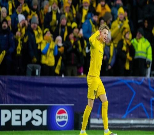 博德闪耀前锋海于格欧冠带球创造12次机会,参赛球员中最多