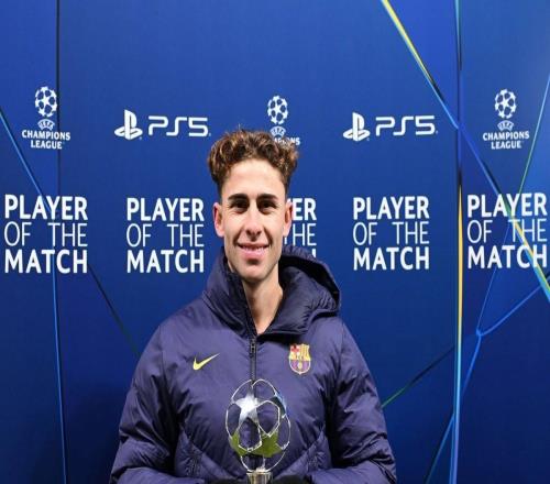 梅開二度,費爾明當選布拉格斯拉維亞vs巴薩全場最佳球員