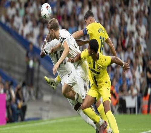 比利亚雷亚尔vs皇家马德里:西甲积分榜二三名间的对决