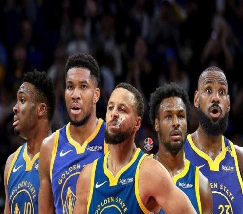 抽象，美媒惡搞勇士下賽季陣容：庫里+字母哥兄弟+詹姆斯父子