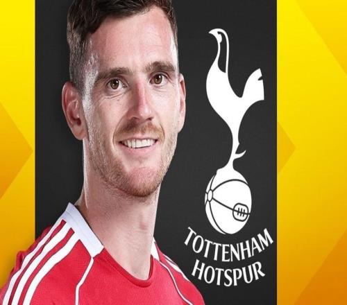 天空:利物浦正在與熱刺談羅伯遜轉會,轉會費約為500萬鎊