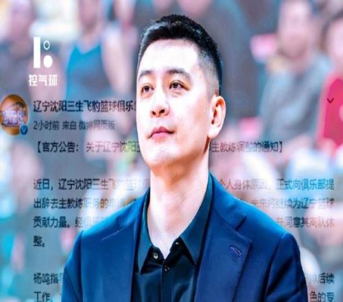 楊鳴辭職登熱搜!大V不滿其成遼籃替罪羊球迷狂刷楊導脫離苦海