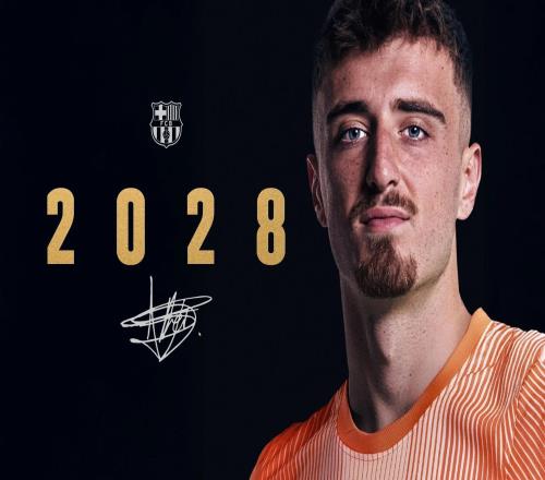 官方:巴薩與18歲門將埃德阿耶續(xù)約至2028年