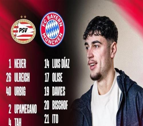 拜仁欧冠大名单：凯恩领衔，于帕梅卡诺、格纳布里、博埃回归