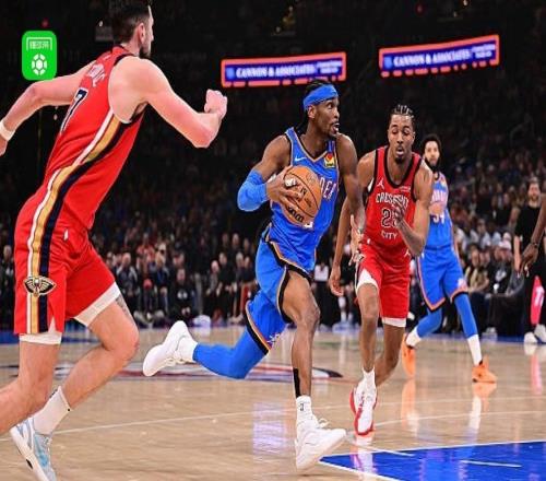 雷霆10495鹈鹕终结连败,亚历山大29+6+4,霍姆格伦20+14