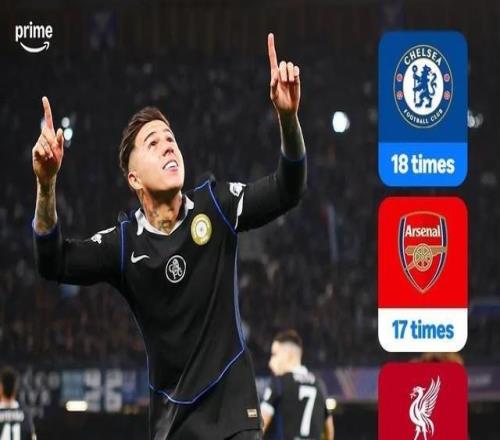 18次,切尔西成为晋级欧冠16强次数最多的英格兰球队