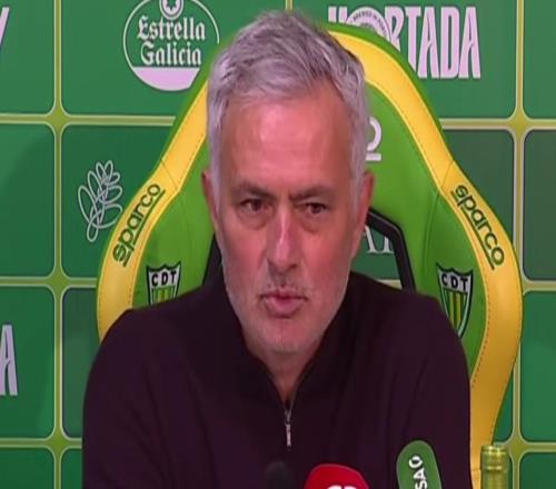 穆里尼奥:球员们没有因战胜皇马而自大,但球队缺乏进球基因