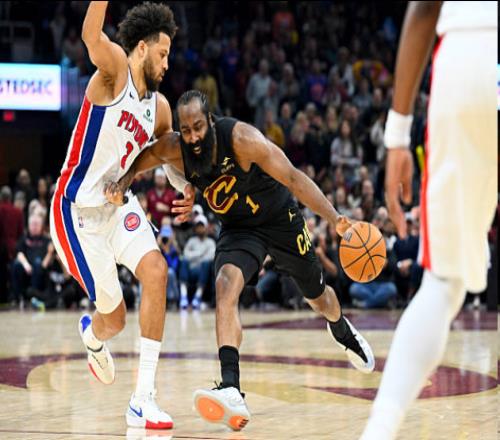 哈登為騎士出戰(zhàn)8勝1負(fù)場(chǎng)均19分8助攻！本賽季對(duì)活塞3勝0負(fù)