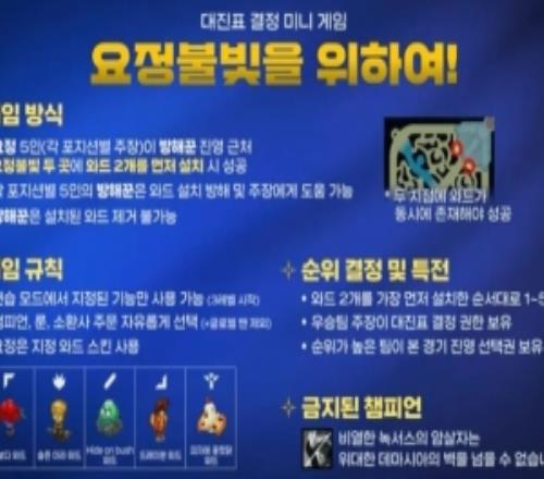 LCK季前赛赛前小游戏：轮流进攻，在指定位置插守卫即为成功