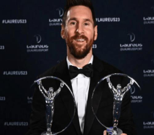 梅西再创历史!现场领取劳伦斯2大奖项:感谢巴黎