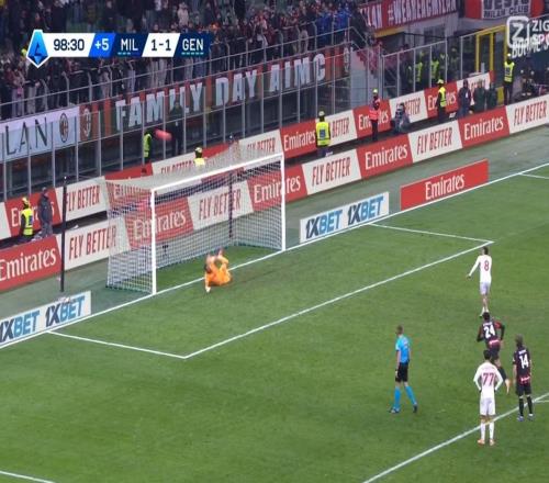 对阵米兰补时打飞点球,中超故人斯坦丘错失意甲首球