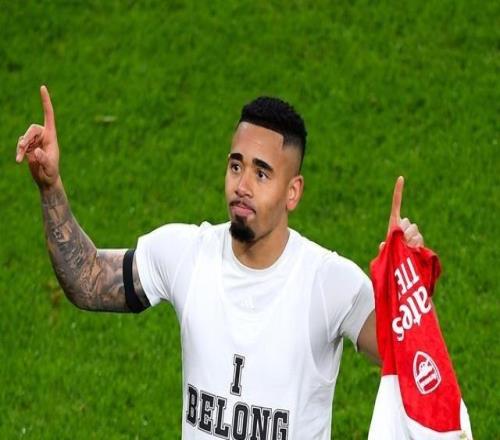 热苏斯谈进球后庆祝:我想致敬上天,也想感谢自己