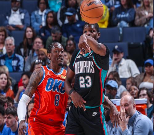 雷霆造21分大逆转!客场末节轰140险胜灰熊末节断电4分钟0分