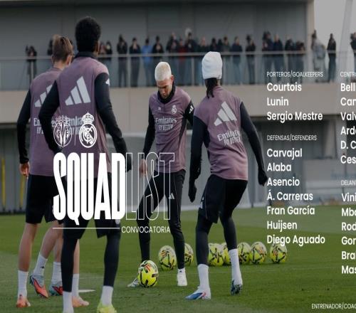 皇马客战黄潜大名单:姆巴佩、维尼修斯领衔,罗德里戈复出