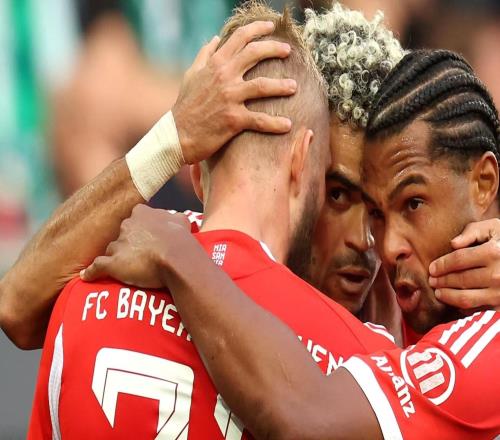 拜仁本赛季德甲下半场进了42球,其他球队总进球数最多38球