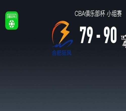 CBA俱乐部杯战报：辽宁9079合肥狂风，德兹明威尔斯21+3+9