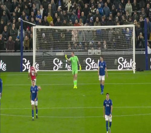 太阳报：皮克福德在比赛中疑似向廷贝尔竖中指