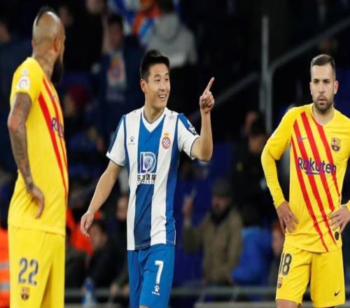 巴萨新年首战对阵西班牙人战绩不佳，2020年首战交锋被武磊绝平