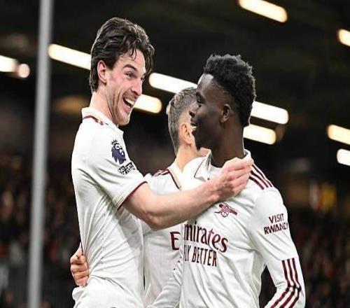 【数说】赖斯首度英超梅开,萨卡进球+助攻追平小法