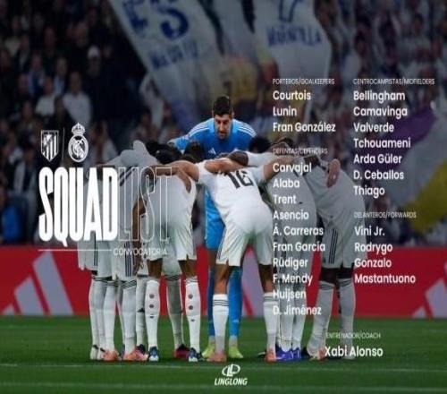 皇马公布西超杯大名单，姆巴佩缺席