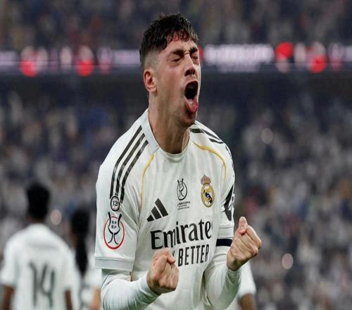 21！巴尔韦德世界波建功，皇马力克马竞挺进超级杯决赛