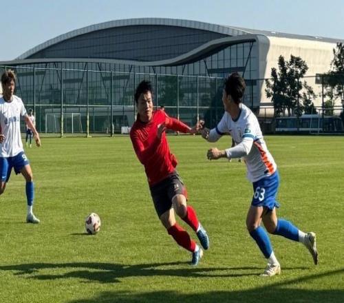 热身赛:长春亚泰20山东泰山B队,亚泰上下半场各进1球