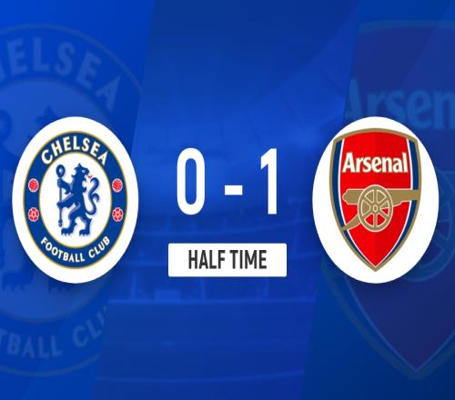 半场战报阿森纳10切尔西本怀特头球破门赖斯角球助攻_英超直播