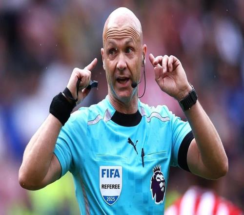 官方：英格兰名哨安东尼泰勒将执法巴黎欧冠客战葡体