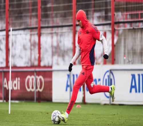 拜仁官方:两周前受伤的斯塔尼希奇今日恢复有球训练