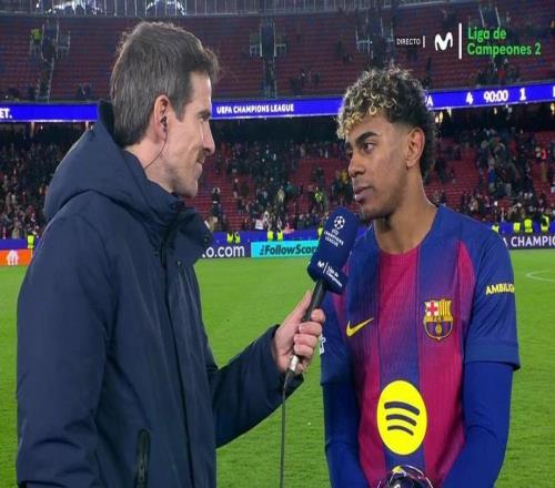 亚马尔:欧冠每支球队都很有实力,我想今天我们见识到了