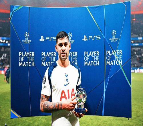 钢铁队长,罗梅罗当选与法兰克福一役欧冠全场最佳球员