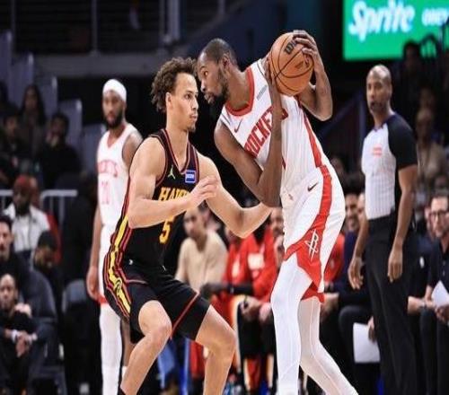 杜兰特31+5麦科勒姆23+5火箭客场战胜老鹰