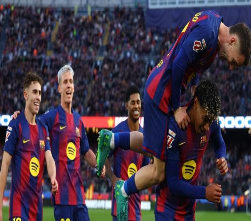 一场30，让前2差距扩大到4分，巴萨3人破门：豪取6连胜