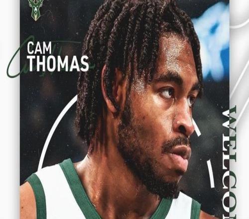 后场强援，官方：卡梅隆托马斯加盟雄鹿