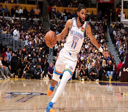 湖人根本防不住！雷霆超级投手依然是联盟最优秀的三分投手之一