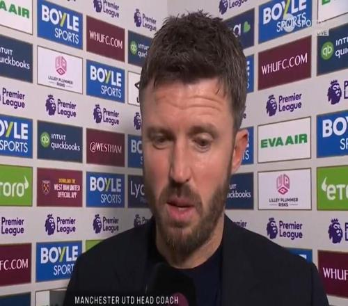 卡里克：球队的精神面貌依然很好，我们会接受这一分继续前进