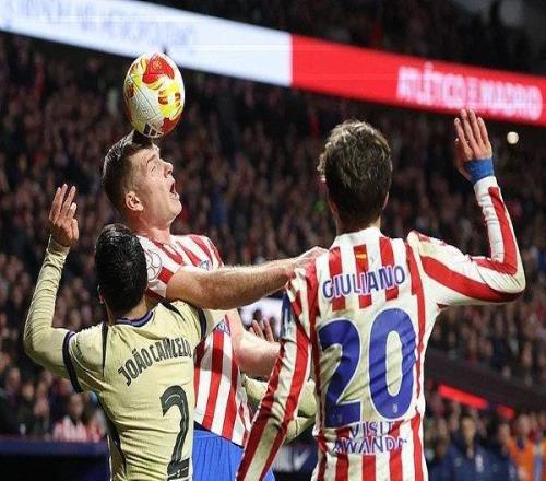 马竞40巴萨埃里克乌龙+红牌