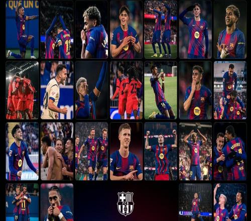 进攻火力十足，巴萨已连续4个赛季单季进球数达到100+