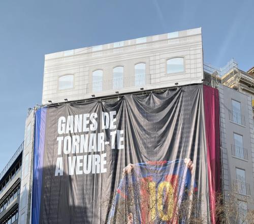 巴萨主席候选人放出梅西绝杀皇马的庆祝动作,为自己助威!