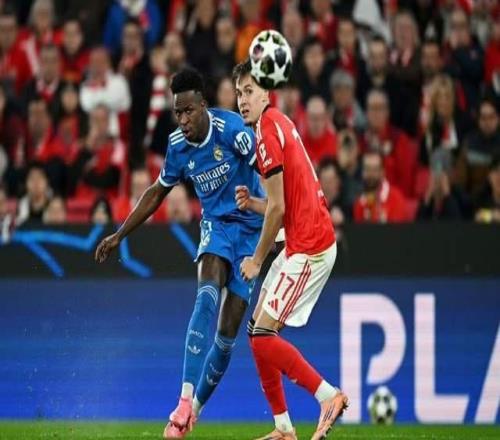 穆里尼奥红牌罚下！维尼修斯世界波！欧冠焦点战：皇马10本菲卡