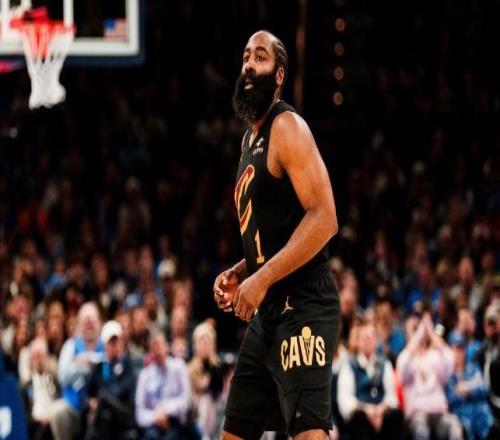 哈登20+9加盟首败！骑士无缘23分逆转遭雷霆终结7连胜米切尔20+7