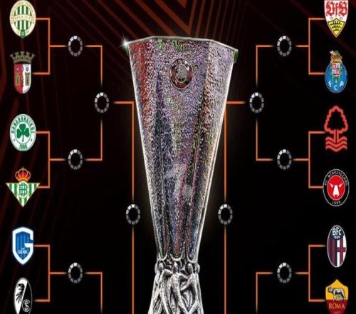 欧联死亡小半区,维拉vs里尔、罗马vs博洛尼亚仅1队能进四强