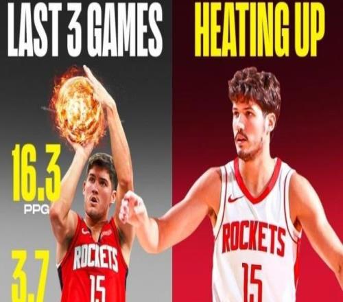 火箭边缘人2场20+10!火速上位补位DFS,1年合同超值,续约稳了