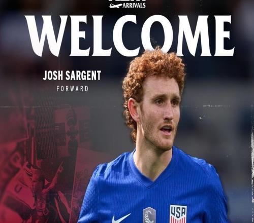 官方：美国国脚萨金特加盟美职联多伦多据悉总价约2000万镑