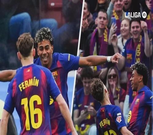 西甲赛场戴帽,18岁亚马尔职业生涯首次单场打入3球