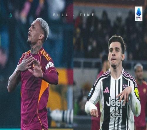 【意甲】3比3进球大战！尤文两球落后补时绝平罗马