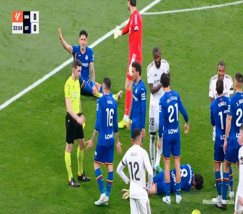 爆冷!皇马意外落败,西甲劲旅惊艳1击,马斯坦托诺失控红牌罚下