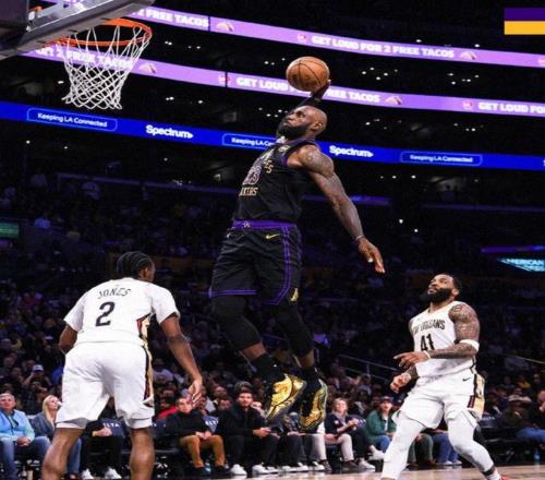 3连胜！湖人四杀鹈鹕，詹姆斯历史第一，东契奇7失误，里夫斯低迷