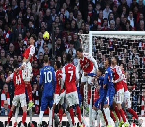 阿森纳本赛季英超20次率先进球,有13球来自定位球或点球