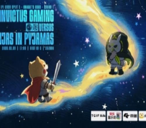 iGvsNIP赛前海报：来星河之上一决高下吧忍者小队加油